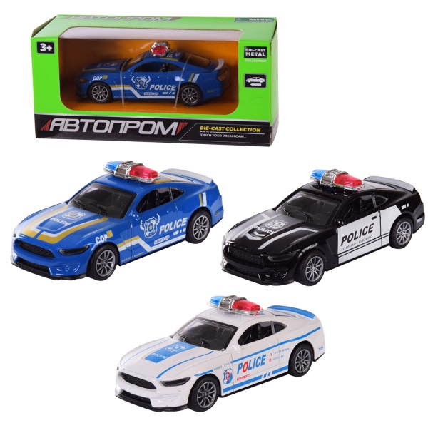 Автомодель Автопром 1:32 Поліція (асортимент) A3623