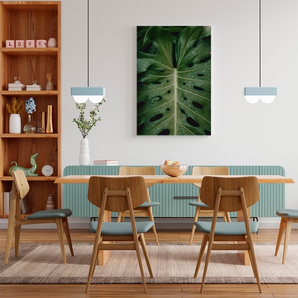 Картина на холсте Зеленые листья 50x70 см WS Holst 14082220,8 