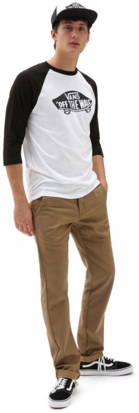 Футболка Vans MN OTW RAGLAN VN000XXMYB2 р.XL белый