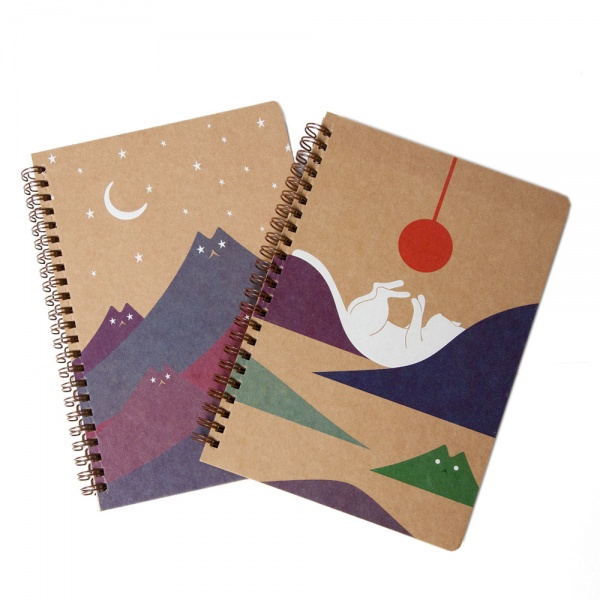 Блокнот Кот и солнце А5 KIRI Sketch