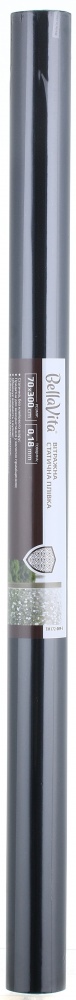 Пленка витражная статическая Bella Vita TM172-009-S черная 0,7x3 м