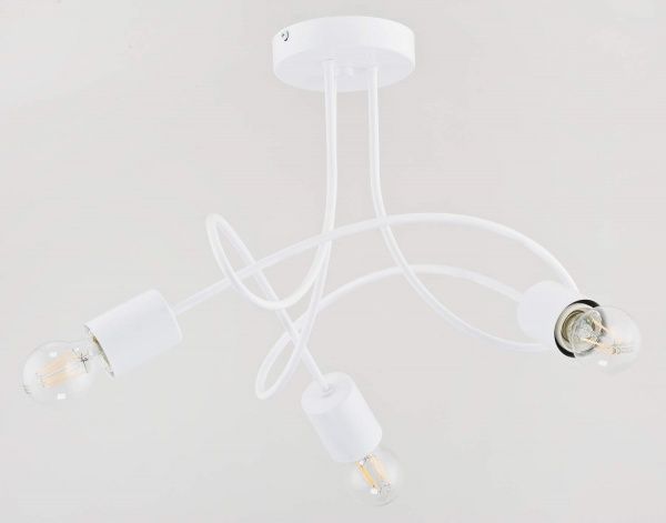 Люстра ALFA 24043 3x60 Вт E27 белый Targo 