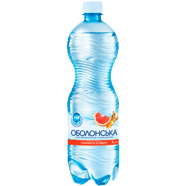 Безалкогольный напиток Оболонь со вкусом грейпфрута и имбиря 1 л (4820193030310) 