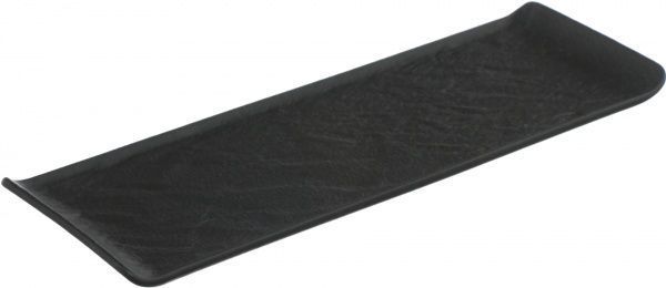 Блюдо прямоугольное Lavastone Black Surf 30x10 см 