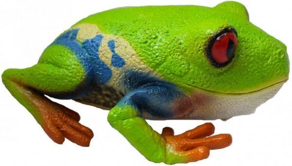 Игрушка Lanka Novelties Квакша красноглазая 25 см 21480 