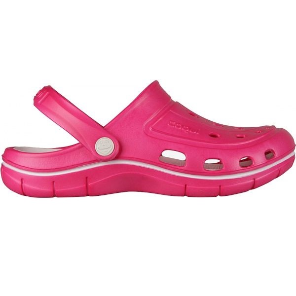 Сабо Coqui Jumper 6352-100-3632 р. 36 рожевий із білим