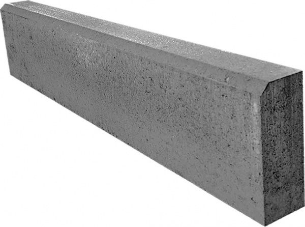 Бордюр садовый 1000х200х80 серый