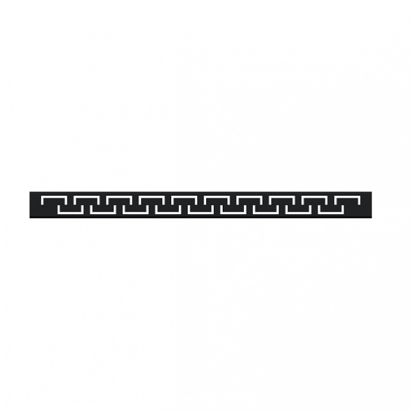 Душевой канал Styron STY-CH-60-FF с черной решеткой 600 мм Цепь