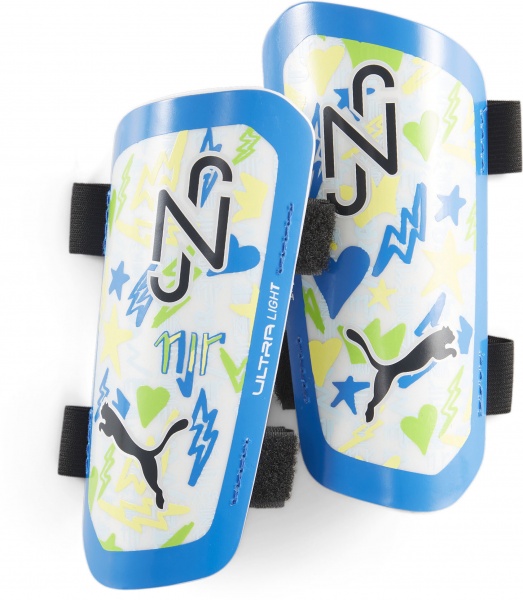 Щитки футбольные Puma NEYMAR JR ULTRA LIGHT STRAP р.L 3090201 белый