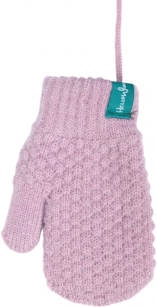 Рукавицы HW для девочек р.10-12 /розовый