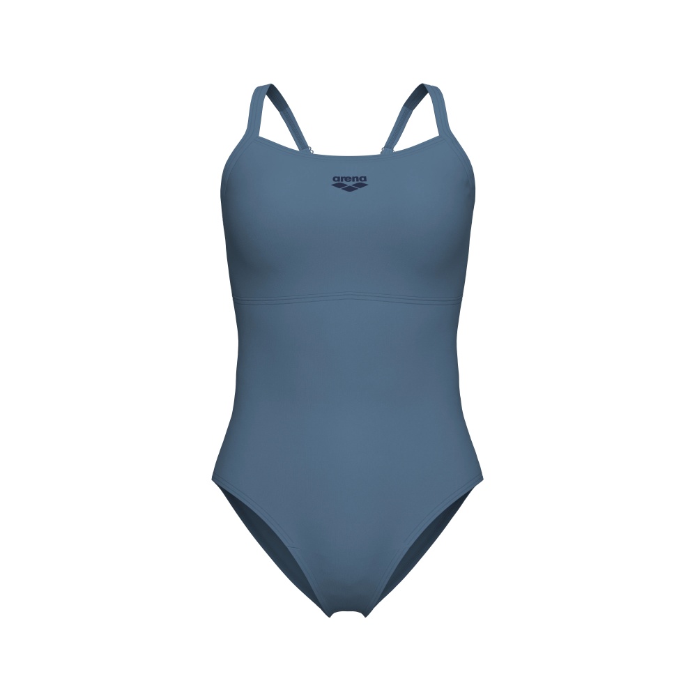 Купальник Arena SOLID SWIMSUIT LIGHTDROP BACK B 005909-550 р.40 сірий