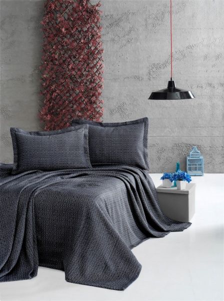 Покривало Venus 160x230 см сірий 