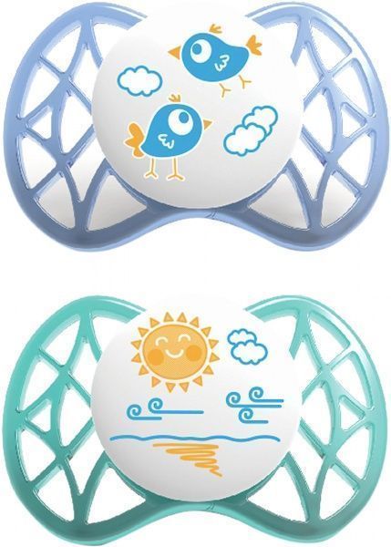 Пустушка симетрична Nuvita Air 0 м + 2 шт. NV7061Boy