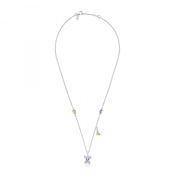 Колье UMa&UMi Мышка голубая с сыром