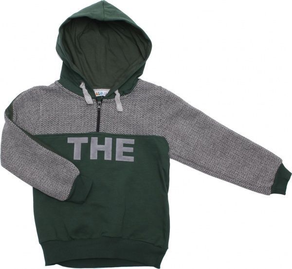 Свитшот ALG р.122 серо-желтый 29554 