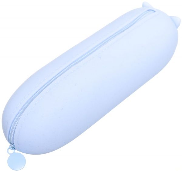 Пенал шкільний Кошеня 20х5,5х5 см блакитний