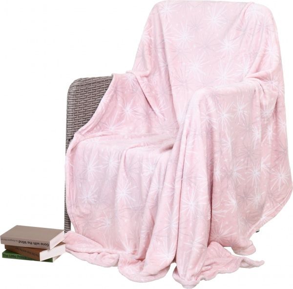 Плед Flannel Stars 160x200 см розовый La Nuit 