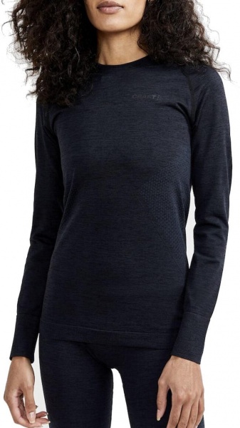 Футболка з довгим рукавом Craft CORE DRY ACTIVE COMFORT LS W 1911168-B999000 р.XS чорний