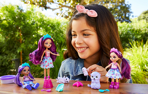 Игровой набор Enchantimals Royal Дружественная семья Выдр