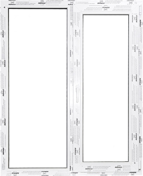 Окно поворотно-откидное ALMplast 60 1140x1420 мм правое однокамерный стеклопакет 24 мм