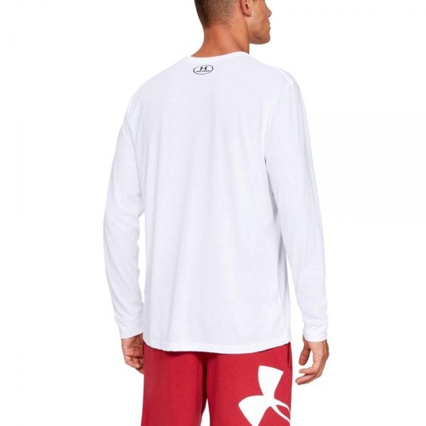 Футболка Under Armour SPORTSTYLE LOGO LS 1329283-100 L білий