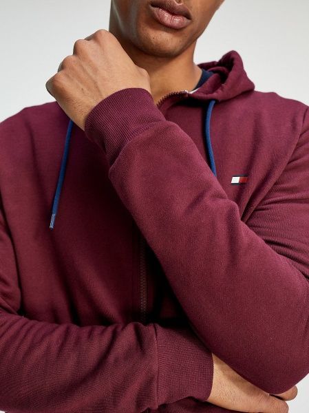 Джемпер Tommy Hilfiger FLEECE FZ HOODY S20S200354-VLP р. L бордовий