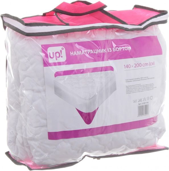 Наматрасник UP! (Underprice) с бортом микрофибра 140x200 см 