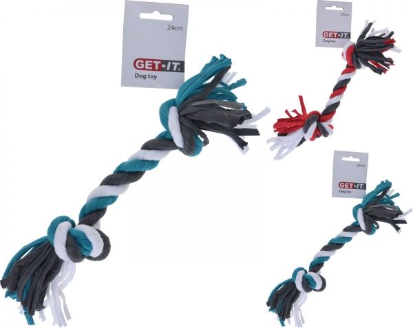 Игрушка для собак узелок 24 см в ассортименте