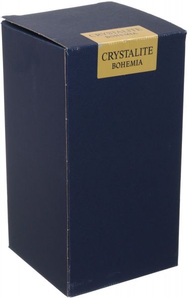 Ваза Yoko стеклянная прозрачная 33 см Bohemia