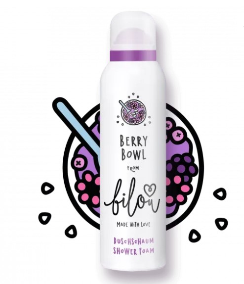 Гель-пена для душа Bilou Berry bowl 200 мл
