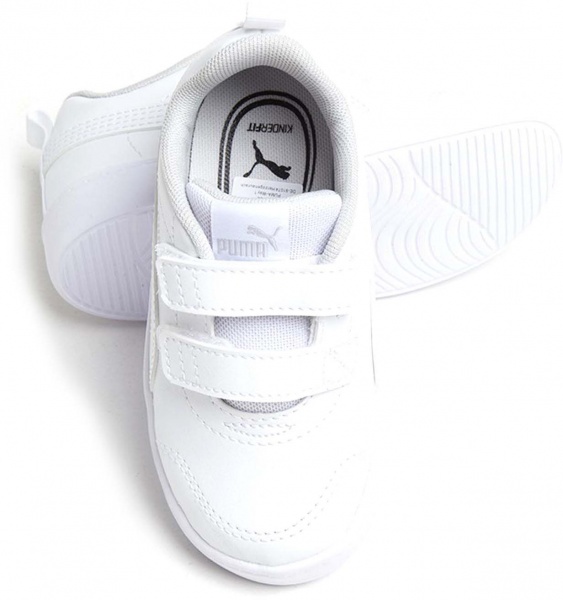 Кросівки Puma COURTFLEX V2 V INF PEACOAT-HIGH RISK 37154404 р.21 білий