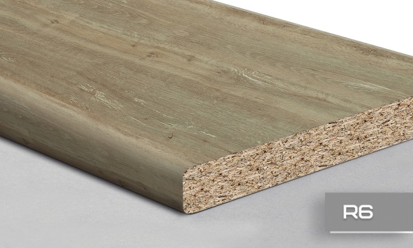 Столешница LuxeForm L153 3050x600x28 мм дуб лестер