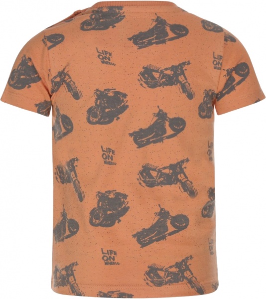 Футболка для мальчиков Koko Noko р.86 выцветший оранжевый T46881-37 