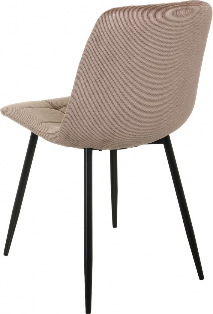 Стул Центр Меблів Summy 45х56х88 см вельвет Corduroy-6 молочный / черный