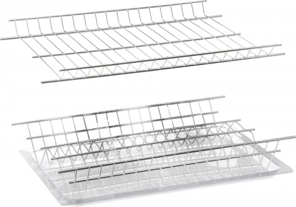 Сушарка для посуду DC 450 мм хром ЄВРОЛАЙН