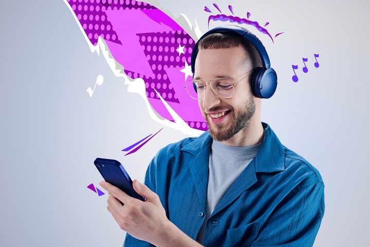 Навушники бездротові Panasonic RB-HF630B blue (RB-HF630BG-A)