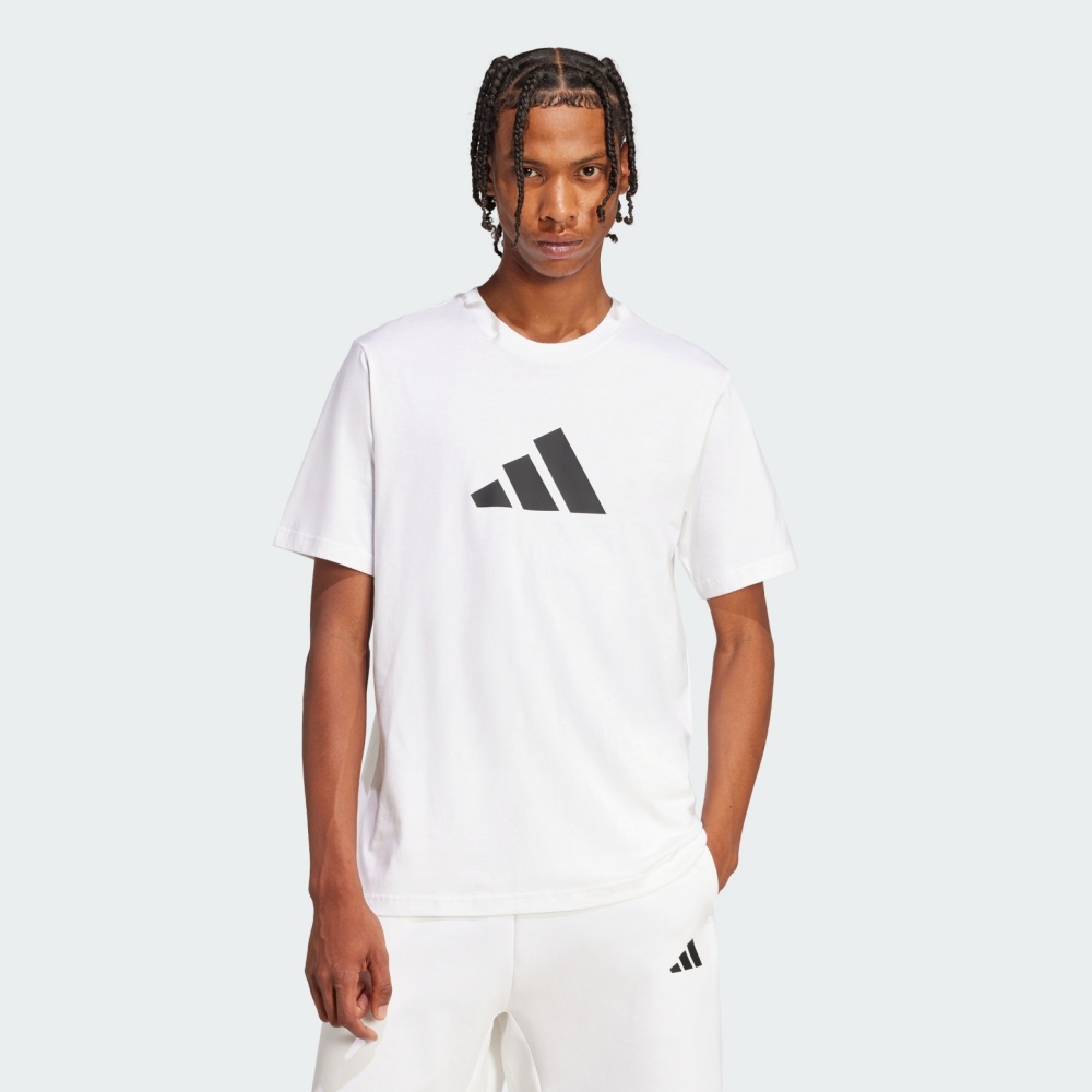 Футболка Adidas M FI 3BAR TEE JD4913 р.M білий