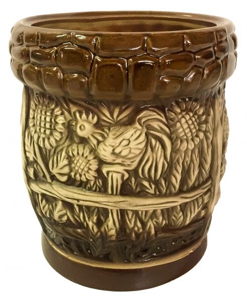 Горщик Село №3 круглий 2,5 л коричневий 