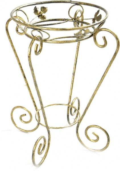 Подставка Ferrum Decor Стойка 1 средняя 30x45 см золотой 