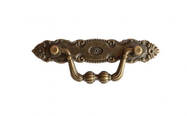 Ручка декоративна 105х20 мм 1 шт. стара латунь