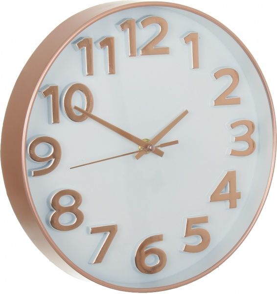 Часы настенные Элемент 25,4 см золотые