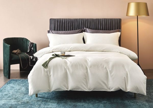 Комплект постельного белья Mono white D семейный белый La Nuit 