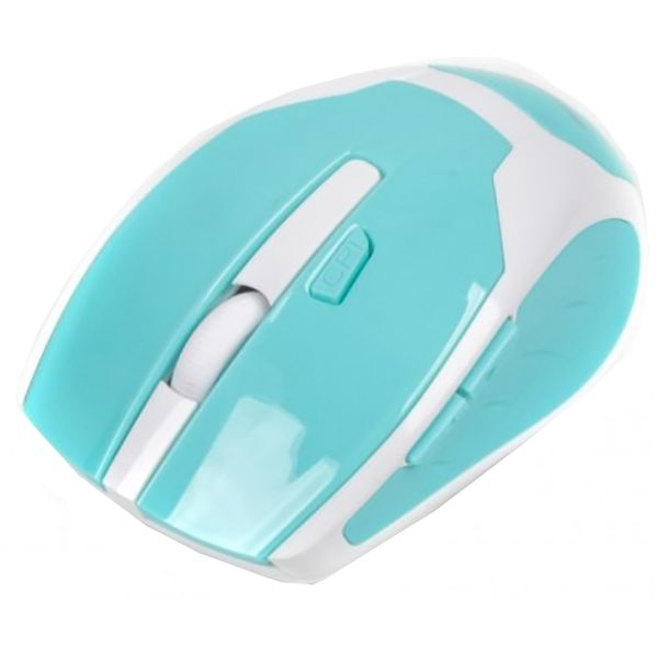 Миша бездротова Maxxter Mr-317-B біло-блакитна