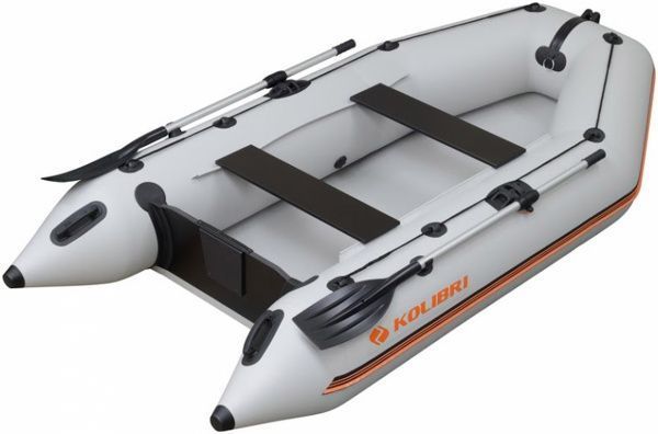 Човен Kolibri без пайола KM-300.01.02 світло-сірий