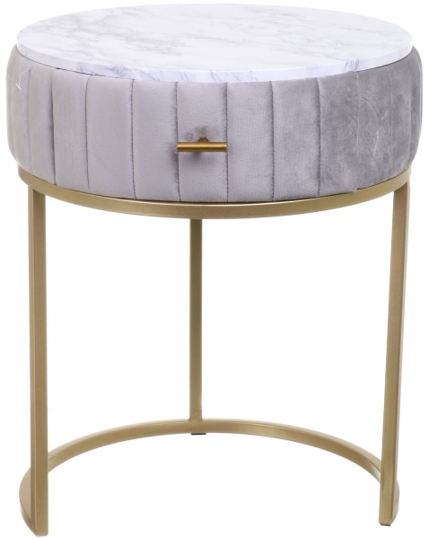 Набор декоративный Monaco 44,5х44,5х51 см/36х36х38 см серый/золотистый 