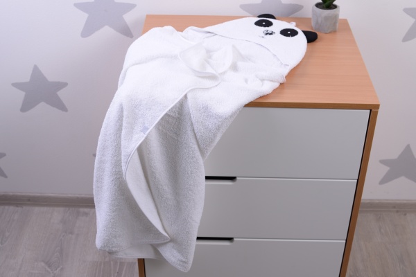 Пелюшка після купання Baby Veres Panda 80x120 см білий 190.04 