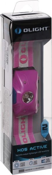Фонарик на голову Olight H05 Active 150/30/10lm фиолетовый