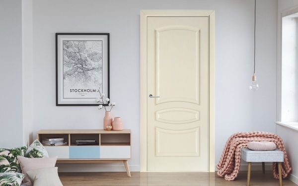 Дверное полотно Terminus №06 ПГ 800 мм ясень крема 