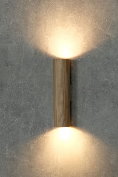 Светильник настенный Iterna Bodo 2x15 Вт ясень светлый LW092