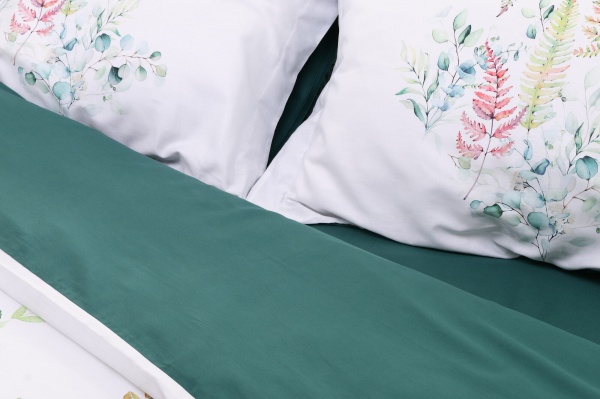 Комплект постільної білизни Palm Green 2 зелений La Nuit 